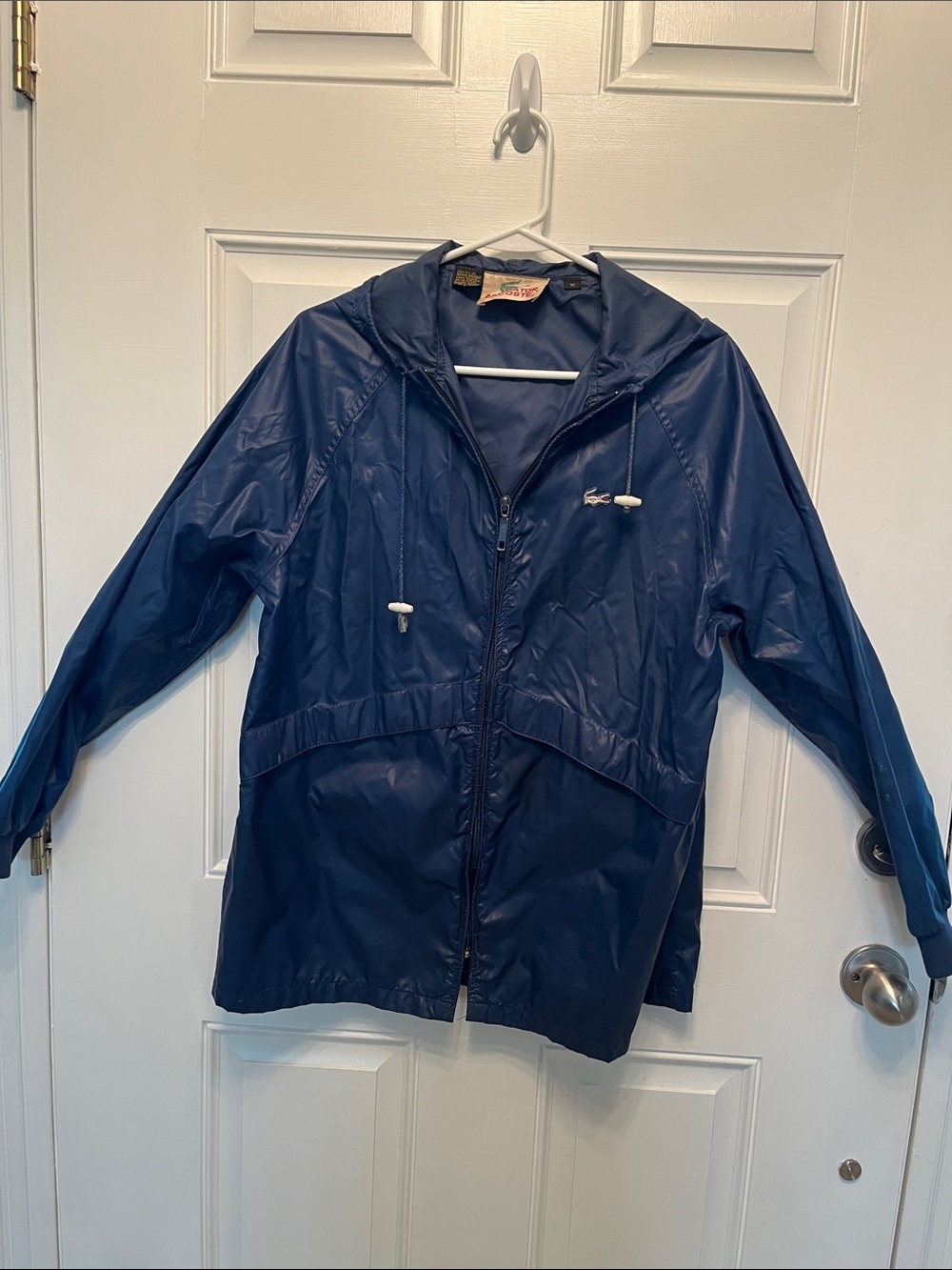 Women’s Navy Blue Alligator Lacoste Lightweight Jacket